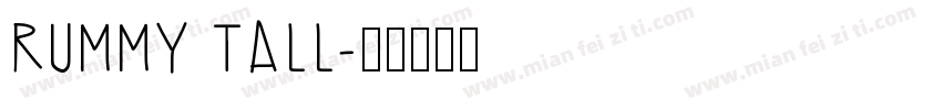 Rummy Tall字体转换